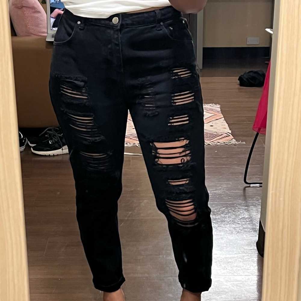 Fashion Nova Distressed Denim